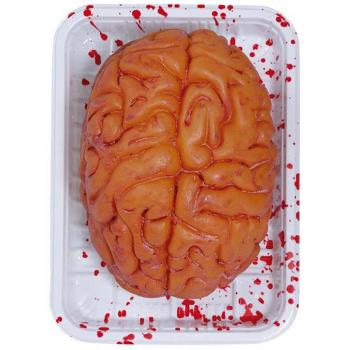 Bandeja con Cerebro de Vinilo de 20 cm
