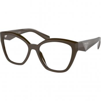 Prada PR 20ZV 15L1O1 Women's Eyeglasses Brown Size 54 - Blue Light Block Available