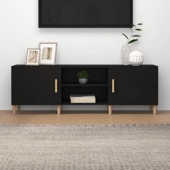 Soporte para TV negro 150x30x50 cm madera multicapa Vidaxl