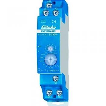 Relé Temporizado Eltako AVZ12DX-UC, Monofuncional, 230V, Intervalo de Tiempo: 0.1s - 40h, Potencialmente Libre