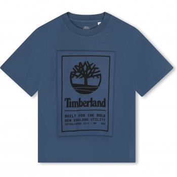 Camiseta de niño de algodón Timberland con logo frontal T60294