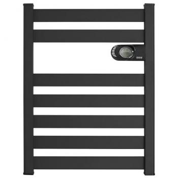 Radiador Toallero Eléctrico Antracita HJM Zinnia 500W, Programable 24/7, Modo Turbo, Bajo Consumo