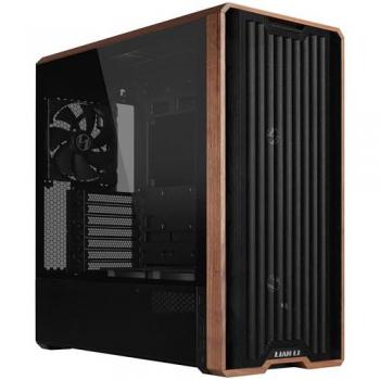 Gabinete PC Lian Li Lancool 217 - Torre Media ATX/Micro-ATX/Mini-ITX/E-ATX con Vidrio Templado y 5 Ventiladores Preinstalados - Negro