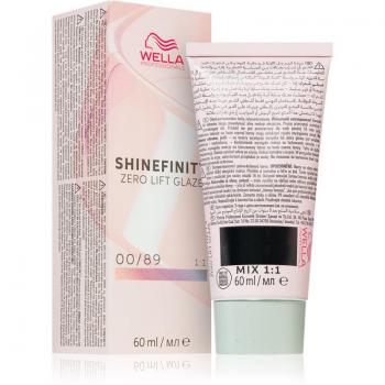 Wella Professionals Shinefinity Semi-Permanent Hair Colour 60ml - Zero Lift Glaze - Shade 00/89 Blue Booster