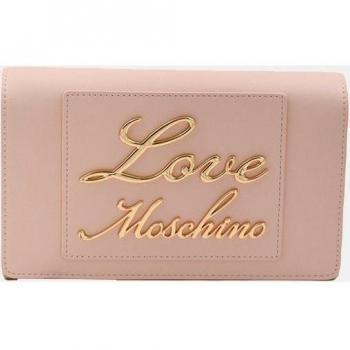 LOVE MOSCHINO - Bolso de mano en tono maquillaje con solapa