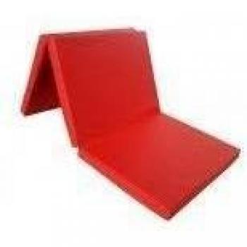 Colchón de deporte plegable rojo