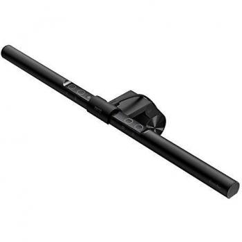 Lámpara LED BenQ ScreenBar e-Reading 5W con ajuste de temperatura (2700-6500K), sensor de luz y diseño compacto para monitor, color negro