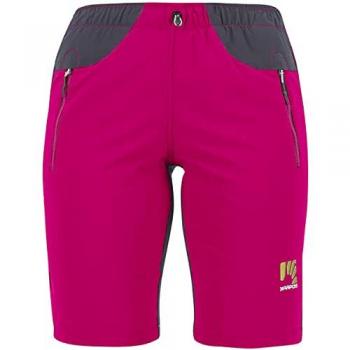 Pantalón corto Karpos Rock fucsia azul grisáceo para mujer - Talla 44