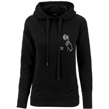 Mister Tee Women's Only Love Hoodie - Black