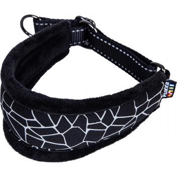 Collar Rukka® Cube, negro - Talla M: 29-37 cm de perímetro del cuello, An 65 mm