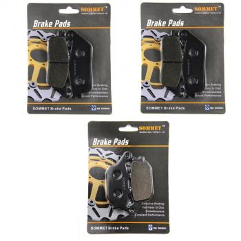 SOMMET Pastillas de Freno Delanteras + Traseras para Honda CBF 1000 6/7/8/9/A