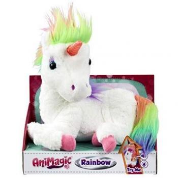 Vivid Rainbow, Mi Unicornio Mágico. Animagic. Acaríciale y su Cuerno se iluminará, Color Blanco