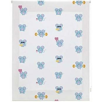 Homeflex Storalia - Estor Digital Infantil Ratones - Enrollable - 120X180 cm - Disponible en Varias Medidas