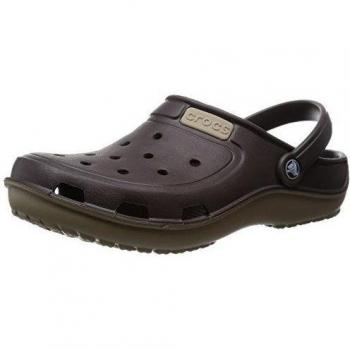Crocs Duet Wave Clog - Zuecos de sintético para mujer, color marrón - Brown