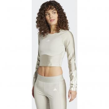 Camiseta corta de manga larga Hyperglam Shine Training adidas