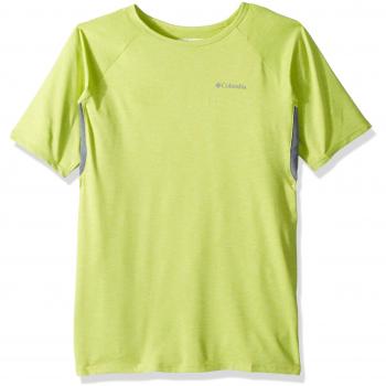 Columbia Silver Ridge II Short Sleeve tee Camiseta de Manga Corta, Niño, Verde