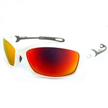 Bloc Daytona Sunglasses White With Red Mirror XRW60