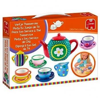 Jumbo - Pinta tu juego de té - Kit de manualidades para pintar un Juego de té para niños a partir
