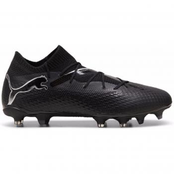 Puma Botas de Fútbol Future 7 Pro FG/AG, Malva, Talla 44, Black Silver Metallic Gray