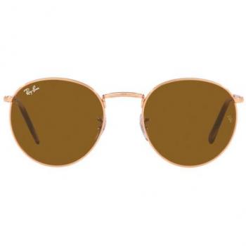 Ray-Ban RB3637 New Round 920233 Men's Sunglasses Rose-Gold Size 53