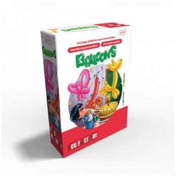 Balloons Juego de Cartas Educativo TCG Factory - Juego de Mesa en Español con tarjetas ilustradas, diseñado para fomentar el aprendizaje y la diversión en familia o grupos
