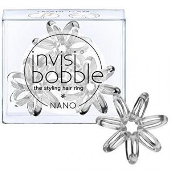 Invisibobble Nano Goma Color Crystal Clear - 3 Unidades