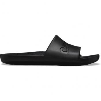 Unisex Black Crocs Slide Sandals