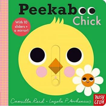 Pollito Peekaboo: Con 10 deslizadores y un espejo