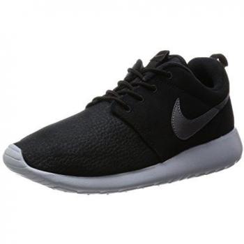 Nike Roshe One Suede Zapatillas de running, Hombre, Negro / Gris, 44 1/2