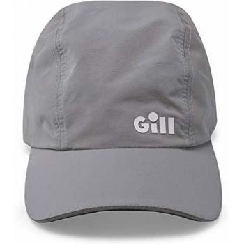 Gill Regatta Cap Hat - Gris Medio - Ligero, Transpirable, Protection Solar UV y Properties SPF - Unisex