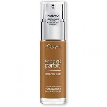 L'Oréal Paris True Match Super Blendable Foundation 8.N Cappuccino - Natural Finish, Hyaluronic Acid Infused, 30 ml
