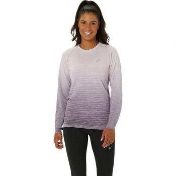 Camiseta Técnica de Manga Larga ASICS Seamless para Mujer en Rosa Watershed - Talla M