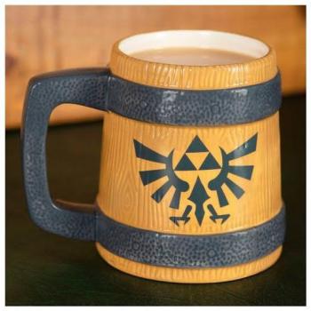 Taza Paladone Zelda Barril Escudo Hyrule 450ml
