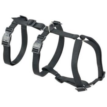 Arnés para Perros Grande Brave, Antiescape y Antipánico, Ajustable con 6 Cierres, Color Negro