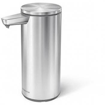 simplehuman 9 Oz. Rechargeable Touch-Free Liquid Soap Dispenser, Brushed Stainless Steel