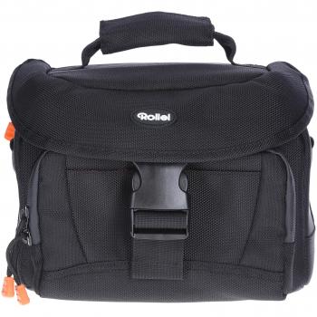 Rollei Fotoliner Photo Bag Classic I Robusta Bolsa para cámaras DSLR y DSLM I Incluye Cremalleras Impermeables y Correa de Transporte