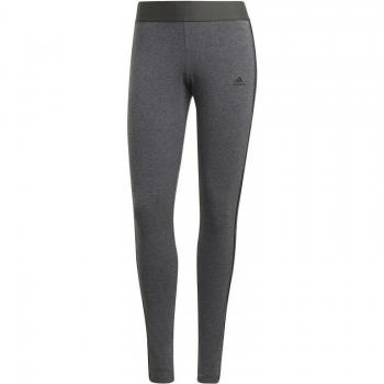 Mallas Adidas Essentials 3 Bandas Gris Mujer