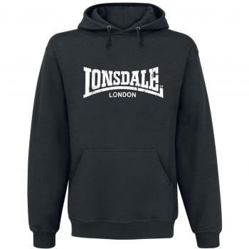Lonsdale London Wolterton Hooded Sweatshirt Black
