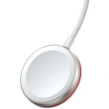 Cargador Inalámbrico Joyroom 2 en 1 para Apple Watch y iPhone con Cable Lightning y USB-C de 1.5m, 30W, Color Blanco