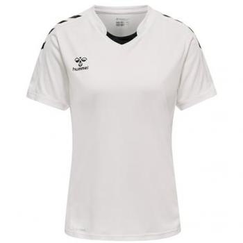 Hummel Women's Core XK Polyester Jersey Short Sleeve XL White