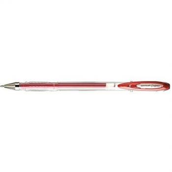 Uni-ball Signo Noble Metal Bolígrafo de Gel - Punta de Acero Inoxidable 0.8 mm. - Trazo 0.50 mm. aprox. - Tinta Gel - Color Rojo Metalizado -