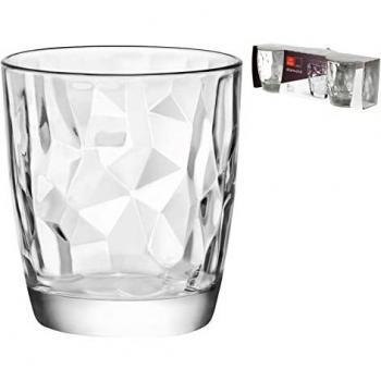 Bormioli Rocco Diamond - Juego de 3 vasos de cristal, agua, 30, 30 cl
