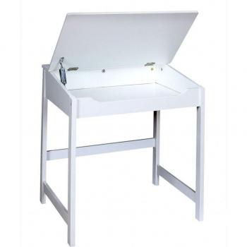 Escritorio Infantil Charlie - Pupitre Blanco de MDF - 45 cm x 47.5 cm x 52 cm