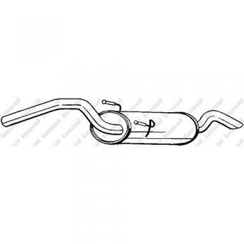 Bosal 148-265 End Silencer