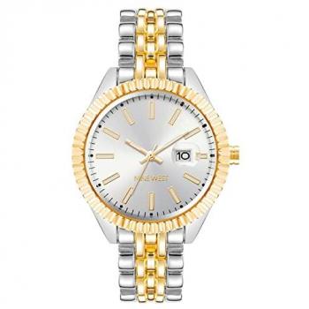 Reloj de Mujer Nine West Mod. NW_2661SVTT con movimiento de cuarzo y diseño elegante
