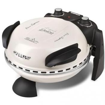 Horno Eléctrico para Pizza G3 Ferrari Delizia G1000617 Edición Limitada Icy Cream - Hasta 400°C con Piedra Natural Refractaria y Accesorios