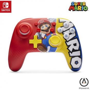 Controlador Inalámbrico PowerA Nano Super Mario para Nintendo Switch con Cable USB-C de 1,8 m
