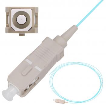 Cable de fibra óptica Extralink SC FTTH OM3 2m Color aguamarina