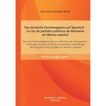 Das deutsche Parteiengesetz auf Spanisch