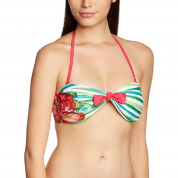 Desigual 52M20A6 - Parte de arriba de bikini para mujer, color grün